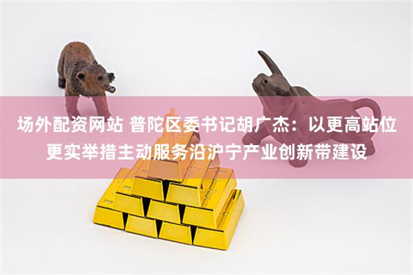 场外配资网站 普陀区委书记胡广杰：以更高站位更实举措主动服务沿沪宁产业创新带建设